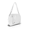 Zellia Zlb424 fehér, női válltáska oldalpánttal 28 x 28 x 8 cm
