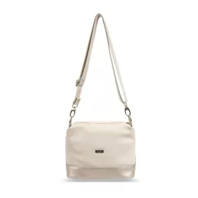    Dámska béžovo-zlatá kabelka cez rameno Zellia Zvn24011 22 x 18 x 9 cm