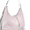 Zellia 25188 púder női steppelt válltáska oldalpánttal 33 x 30 x 12 m