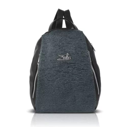 Zellia 24147 fekete-grafit hátitáska, hátizsák 32 x 29 x 13 cm