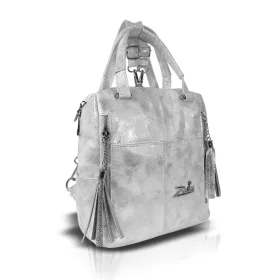 Zellia 25180 női ezüst hátizsák 27 x 25 x 14 cm