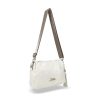  Dámska crossbody kabelka Zellia Zlb210 svetlobéžová 25 x 17 x 9 cm