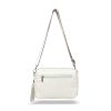 Dámska crossbody kabelka Zellia Zlb210 svetlobéžová 25 x 17 x 9 cm