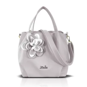   Zellia Zlb324-F halvány púder női kézitáska oldalpánttal 27 x 25 x 14 cm