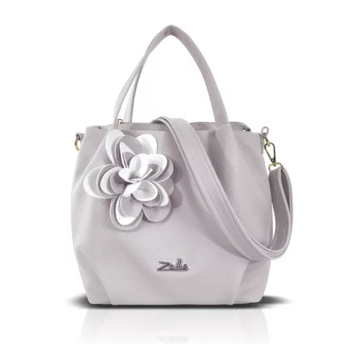 Zellia Zlb324-F halvány púder női kézitáska oldalpánttal 27 x 25 x 14 cm