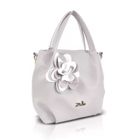   Zellia Zlb324-F halvány púder női kézitáska oldalpánttal 27 x 25 x 14 cm