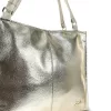 Zellia Zlb318 női fényes arany kézitáska, oldaltáska 34 x 32 x 11 cm