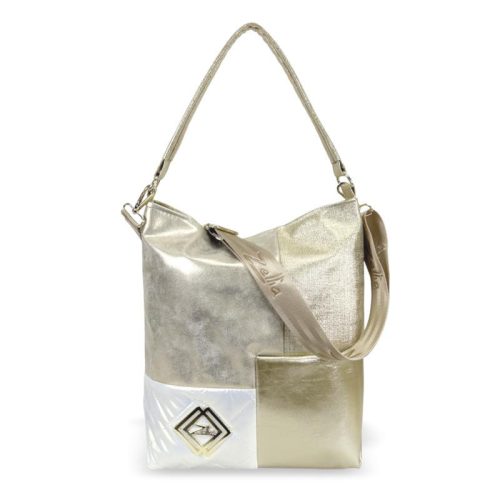 Zellia Női Válltáska Zlb111 Pearl White-Arany