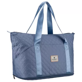    Cestovná taška Peterson Ptn Pik-02-8618 L.Blue - Prešívaná - Béžová