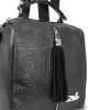 Zellia 22112 fekete női  hátizsák, állítható vállpántokkal 30 x 27 x 12 cm