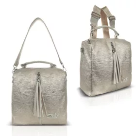   Zellia 22112 Groove arany női hátizsák, állítható vállpántokkal 30 x 27 x 12 cm