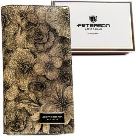    Dámska kožená peňaženka Peterson béžovej farby 19 x 10 x 2,5 cm