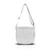  Dámska strieborná crossbody kabelka Zellia Zlb12 25 x 23 x 11 cm