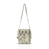 Zellia 26040 bézs-arany női bucketbag, oldaltáska 23 x 20 x 8 cm
