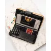  Dámska peňaženka Peterson Ptn Lj-76116-0698 čierno-zlatá
