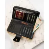  Dámska peňaženka Peterson Ptn Lj-76116-0698 čierno-zlatá