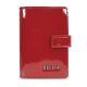  Dámske puzdro na karty Zellia Hz-128 K892 - 2166 červené lakované 11,5 x 7,5 x 2 cm