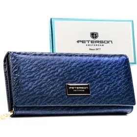    Dámska peňaženka Peterson Ptn Px20-Cnf-5297 modrá - tmavomodrá