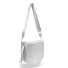  Dámska strieborná bočná kabelka Zellia, crossbody
