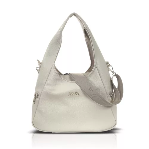 Zellia Zlb316 bézs hobo női válltáska 45 x 32 x 12 cm