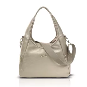   Zellia Zlb316 arany női válltáska, oldalpánttal 45 x 32 x 12 cm