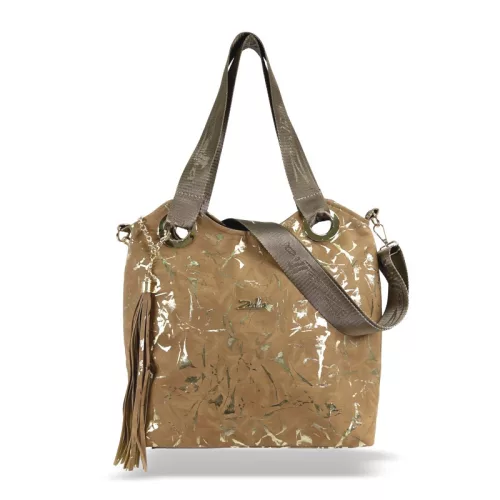  Dámska taška cez rameno Zellia Zlb185 ťavia - listová -