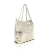  Dámska kabelka cez rameno Zellia Zlb449 béžovo-zlatá s bočným popruhom 32 x 29 x 12 cm