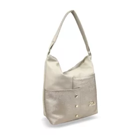    Dámska kabelka cez rameno Zellia Zlb232 béžovo-zlatá 33 x 27 x 12 cm