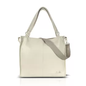   Zellia Zlb318 női bézs kézitáska, oldaltáska 34 x 32 x 11 cm