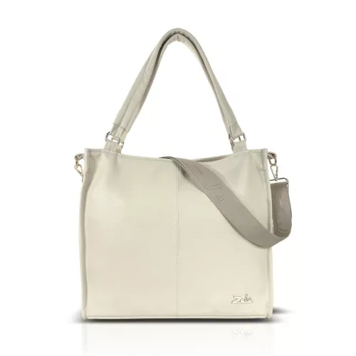 Zellia Zlb318 női bézs kézitáska, oldaltáska 34 x 32 x 11 cm