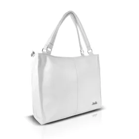  Zellia Zlb318 női fehér kézitáska, oldaltáska 34 x 32 x 11 cm