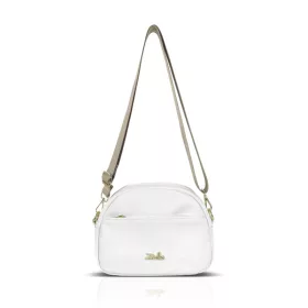    Dámska crossbody kabelka Zellia Zlb444 v bielo-zlatej farbe 24 x 16 x 8,5 cm