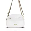  Dámska crossbody kabelka Zellia Zlb444 v bielo-zlatej farbe 24 x 16 x 8,5 cm