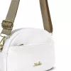  Dámska crossbody kabelka Zellia Zlb444 v bielo-zlatej farbe 24 x 16 x 8,5 cm