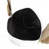  Dámska crossbody kabelka Zellia Zlb444 v bielo-zlatej farbe 24 x 16 x 8,5 cm
