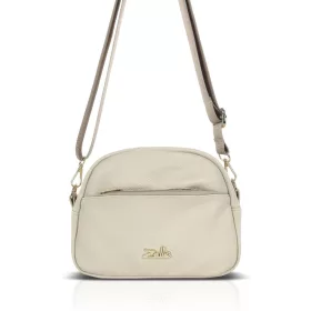    Dámska crossbody kabelka Zellia Zlb444 béžovej farby 24 x 16 x 8,5 cm
