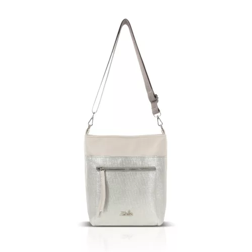  Dámska crossbody kabelka Zellia Zlb429 béžovo-šampanská - Ch -