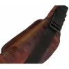  Kožená taška na opasok Peterson koňakovej farby pre mužov 37×14 cm