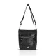  Dámska kabelka Zellia Zlb429 čierna, lakovaná koža, crossbody 28 x 25 x 8,5 cm
