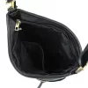  Dámska kabelka Zellia Zlb429 čierna, lakovaná koža, crossbody 28 x 25 x 8,5 cm