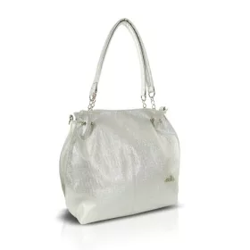    Dámska kabelka cez rameno Zellia Zlb393 v šampanskej farbe s bočným popruhom 30 x 29 x 12 cm