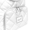  Dámsky prešívaný batoh Zellia 22088 biely matný 25 x 21 x 8 cm