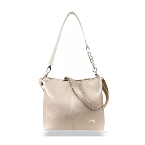 Zellia Zvn25002 arany női válltáska, oldalpántal 31 x 26 x 14 cm