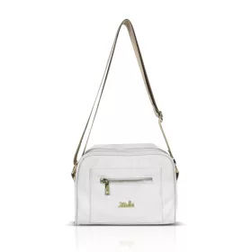    Dámska crossbody kabelka Zellia Zlb303 biela 25 x 18 x 5 cm