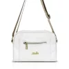  Dámska crossbody kabelka Zellia Zlb303 biela 25 x 18 x 5 cm