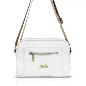    Dámska crossbody kabelka Zellia Zlb303 biela 25 x 18 x 5 cm