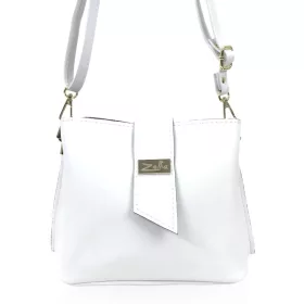    Dámska ležérna crossbody kabelka Zellia Zvn2105 biela 24 × 17 × 12 cm