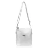  Dámska kabelka cez rameno Zellia striebornej farby, bočná taška
