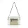  Dámska crossbody kabelka Zellia Zlb303 v bielo-zlatej farbe 25 x 18 x 5 cm