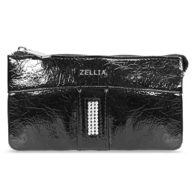    Dámska peňaženka Zellia Hz-127 D266 - 4001 - Čierna - Čierny lak